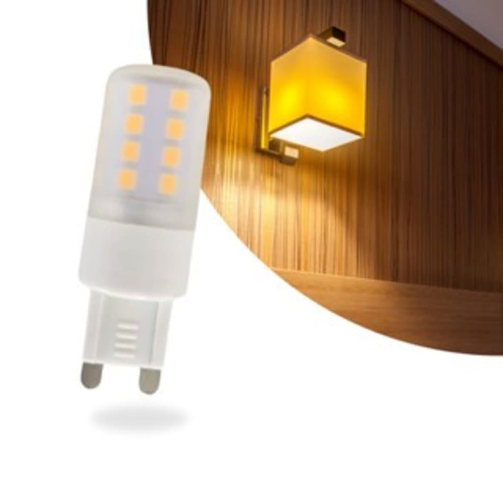 Kit Lâmpada Led G9 5w 110V 220V Branco Frio Branco Quente Arandela