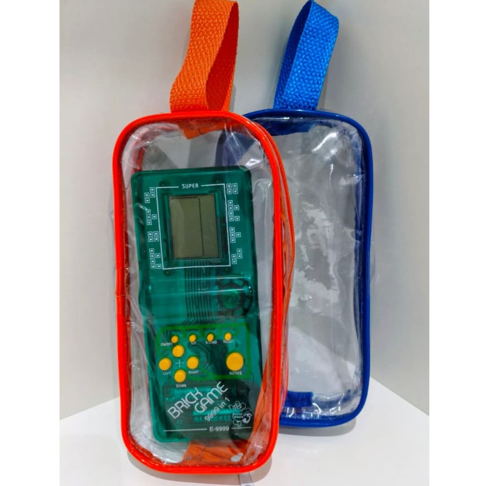 Kit 10 Necessarie estojo transparente com alça para lembrancinhas/ organizadora