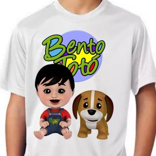 Camiseta Bento E Totó Camisa Do Desenho Amigo Bento E Totó 1