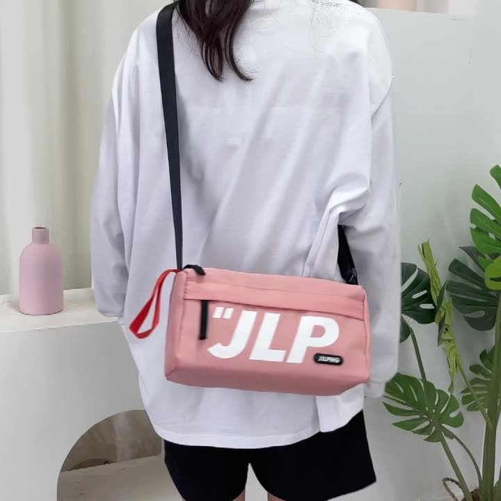 Bolsa Feminina Transversal Pequena Necessaire Tecido Impermeável Bolsa Mala Academia Viagem Imagem