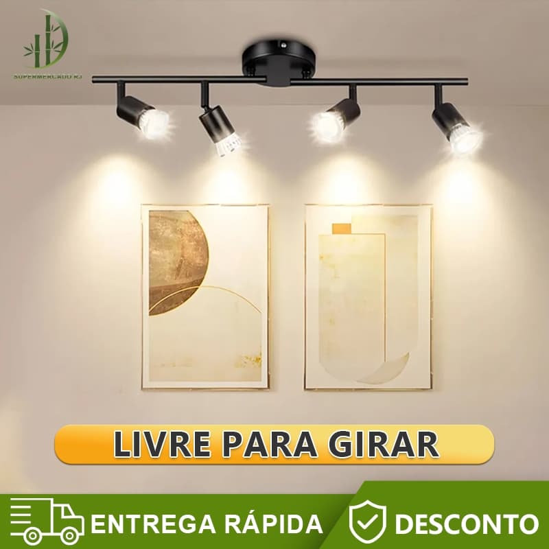 Luminária Gu10 Led Spot Teto Lâmpadas Direcionáveis para escritório salão