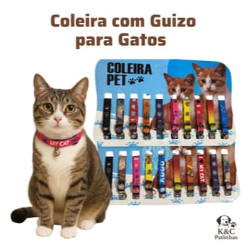 Coleira para Gato, coleiras de guizo para gatos