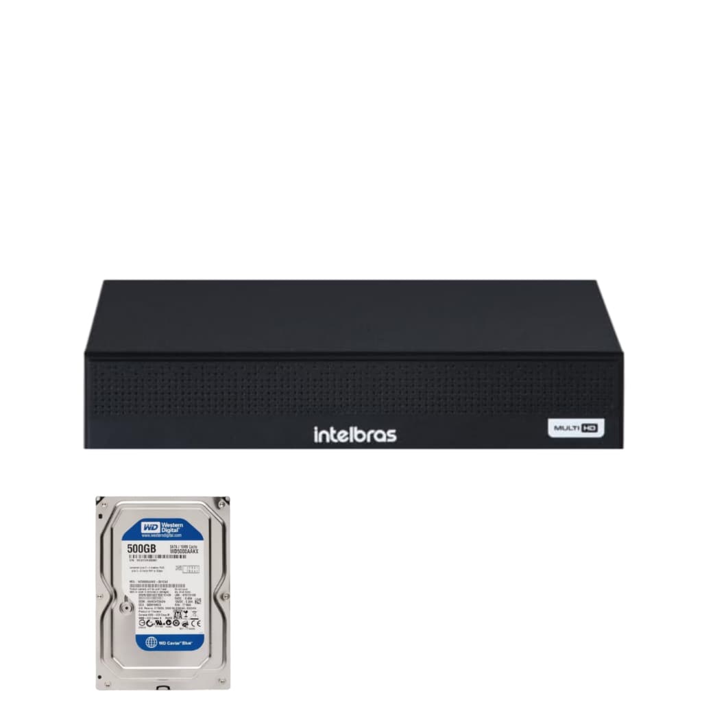 DVR Stand Alone Gravador Digital de Vídeo Intelbras MHDX 1116-c Full HD 1080P 16 Canais Multi HD