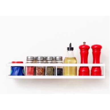 Suporte Porta Condimentos Temperos de Parede Prateleira cozinha aço Reforçado Utensílios Tempero