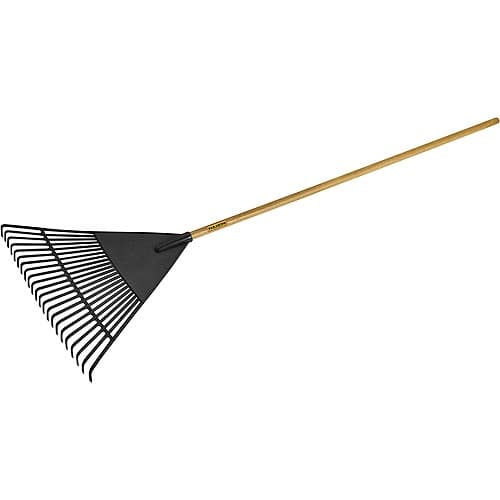 Vassoura Ancinho Reforçada 22 Dentes Para Jardim/Rastelo/ Gramado Com Cabo