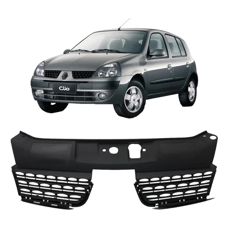 Grade Radiador Dianteira Clio 2002 2003 2004 2005