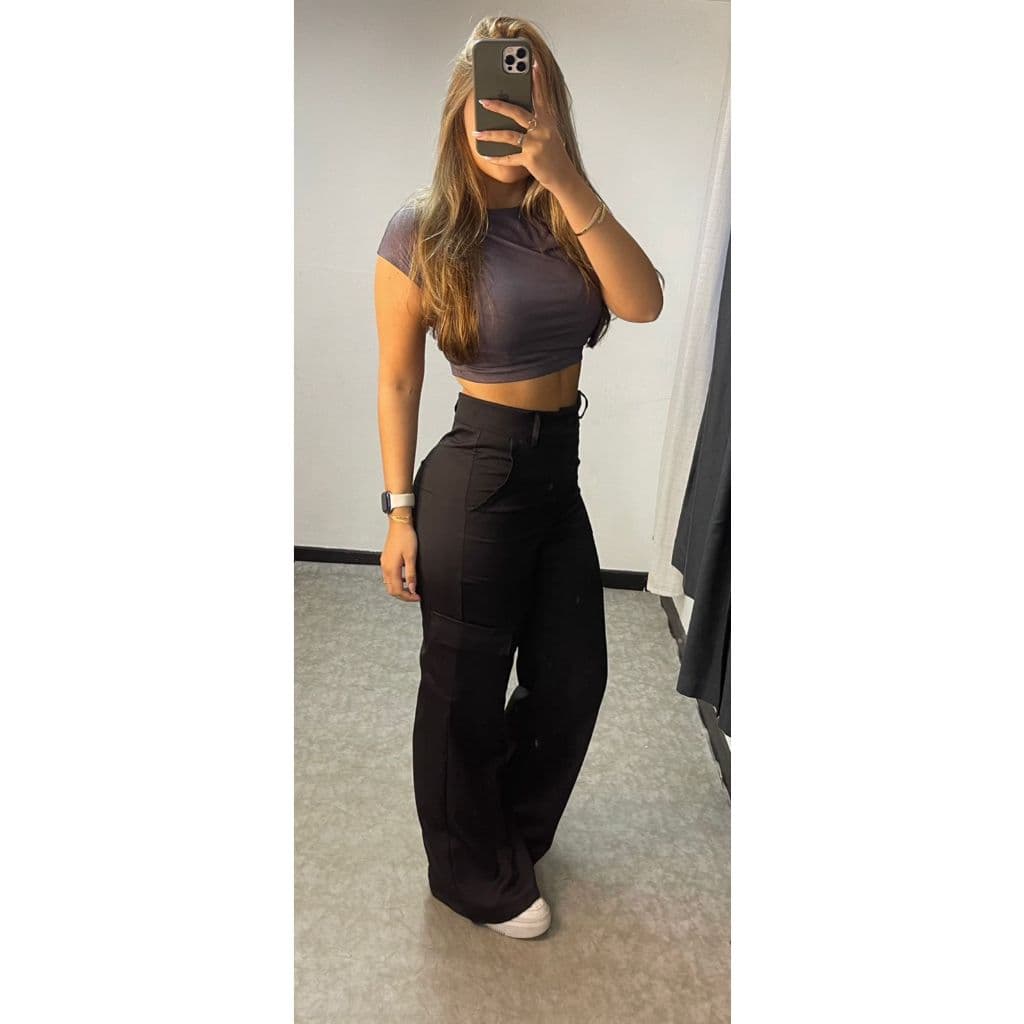 CALÇA ALFAIATARIA CARGO/CALÇA CARGO/ CARGO PANTS/CALÇA DESPONJADA/MODA BLOGUEIRA/CALÇAS 2025/CALÇA COM BOLSO