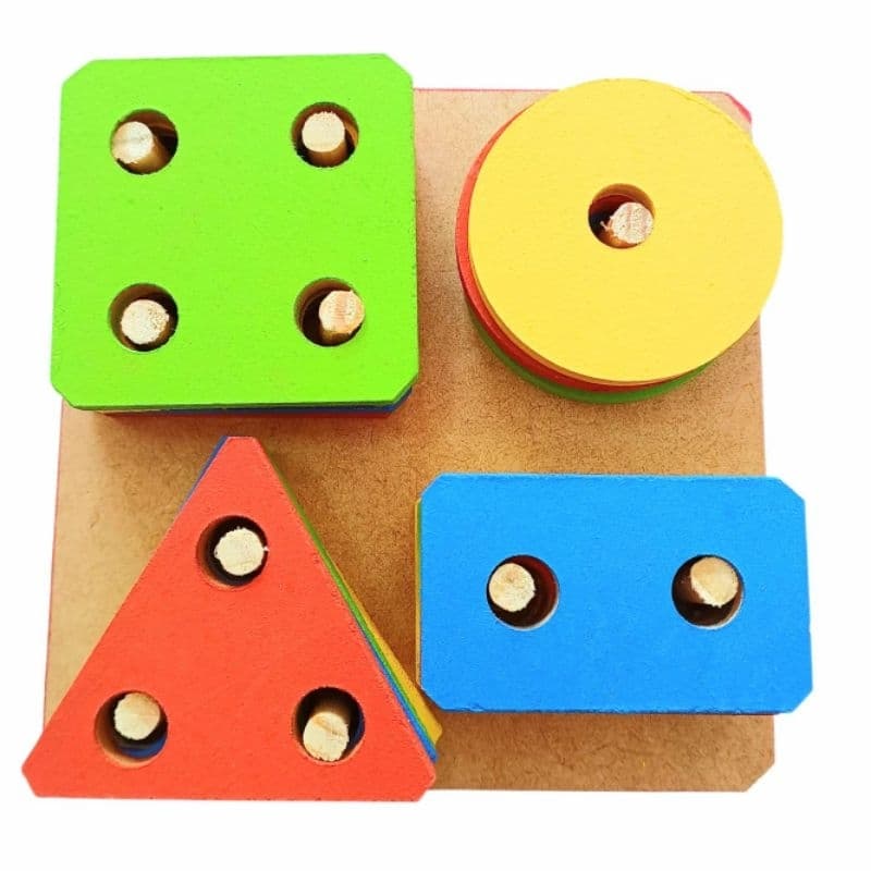 Brinquedo Educativo Seleção de Prancha 15x15cm MDF 6mm | Brinquedo Pedagógico Infantil