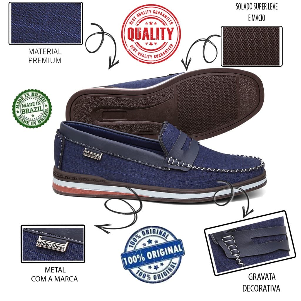 MOCASSIM SOLADO BICOLOR CONFORTAVÉL TENIS SAPATO LEVE SLIP ON