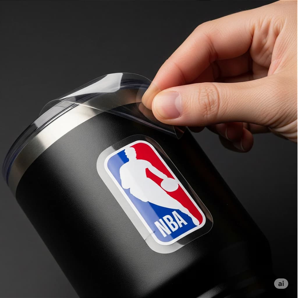 Adesivos NBA Basket relevo verniz Transfer Dtf Uv Decorativos lavavel