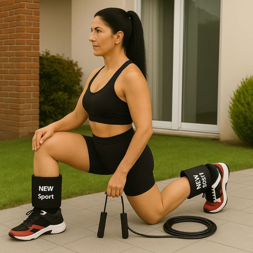 Corda de Pular Fitness Par de Caneleira 3Kg Funcional Para Exercícios Físicos Saúde Envio Rápido