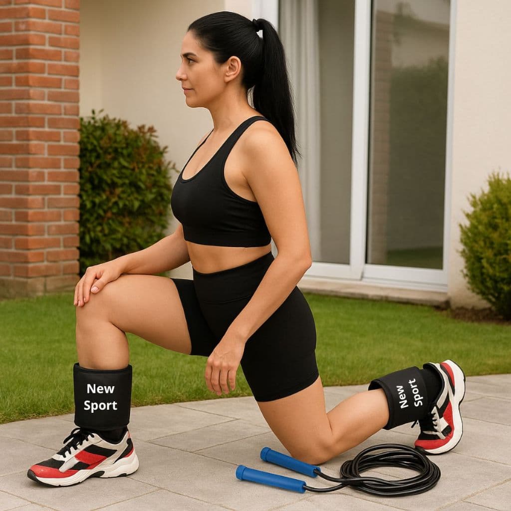 Caneleira de Peso 2kg Tornozeleira de Musculação e Treino Funcional para Pernas e Glúteos – Envio Imediato