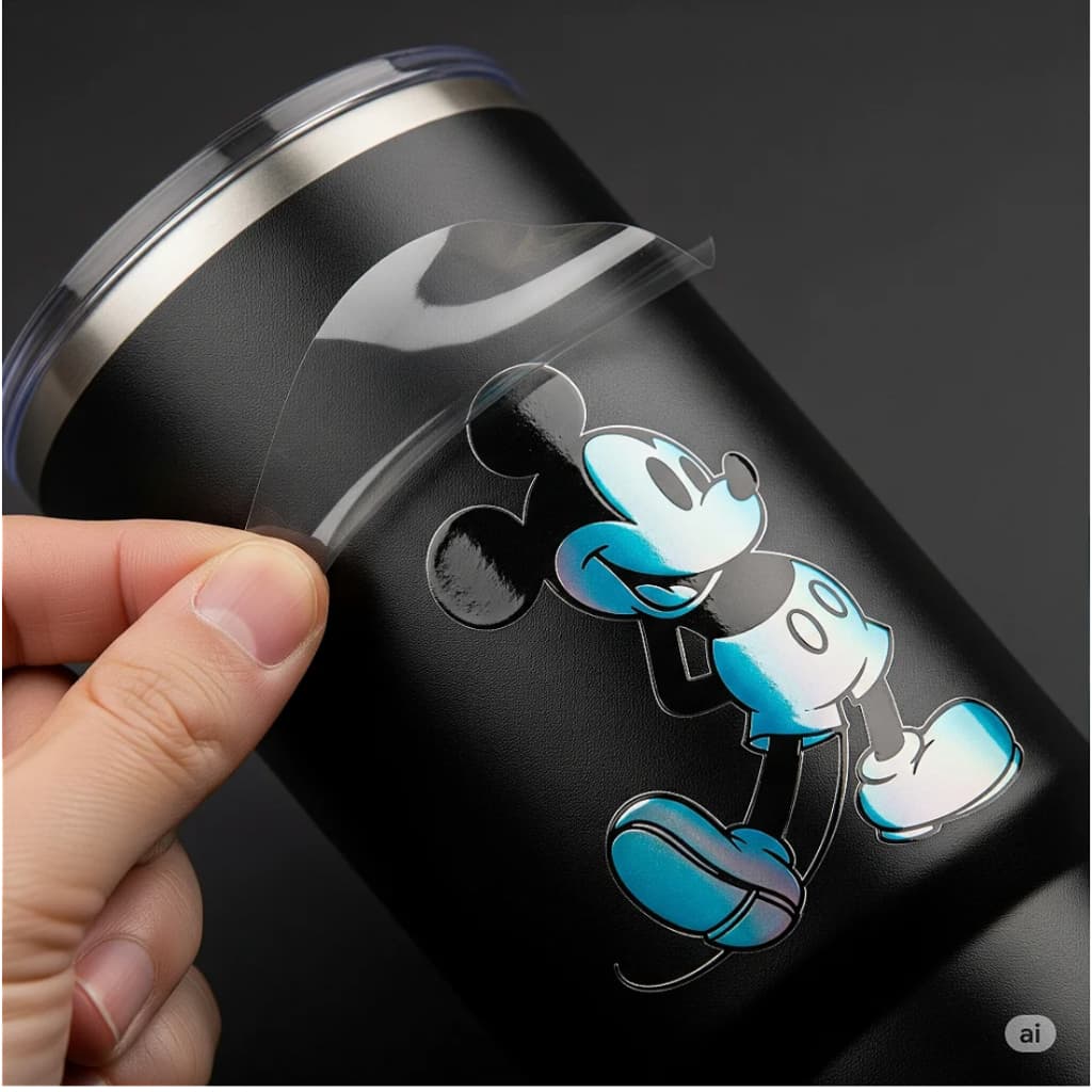 Adesivos Mickey Mouse relevo verniz Transfer Dtf Uv Decorativos lavavel