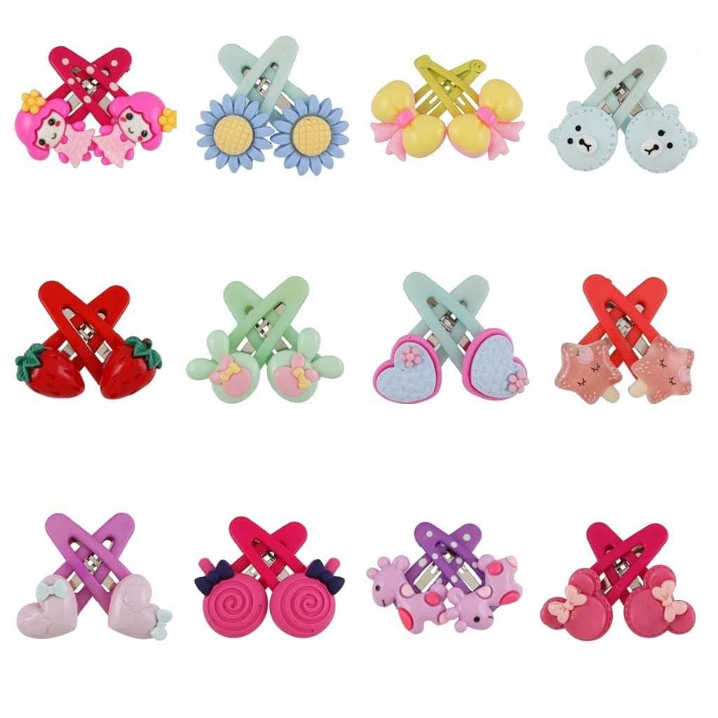 Atacado 20 Pares De Presilha Tic-tac Para Cabelo Infantil