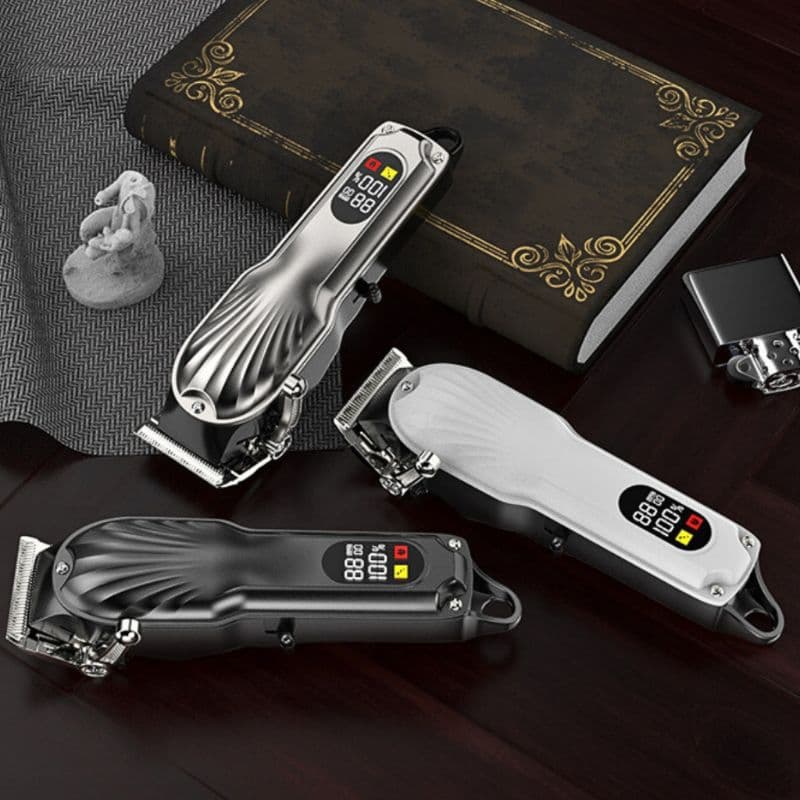 Máquina De Cortar Cabelo e Barba Profissional Portátil Recarregável