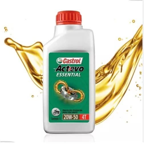 OLEO CASTROL 20W50 4T MOTOS 1L