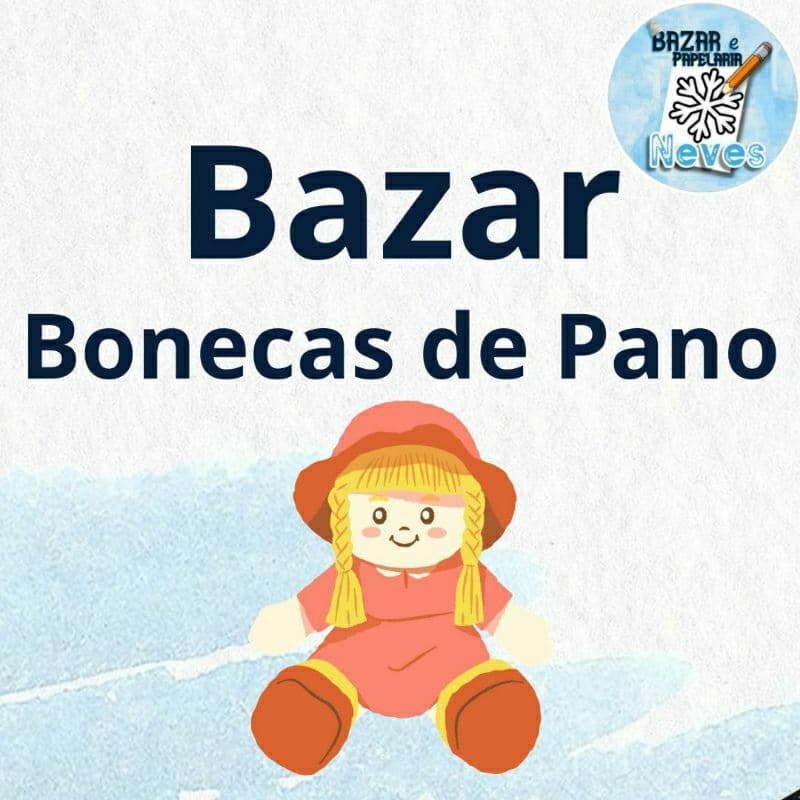 Bonecas de Pano, antiga - Bazar / Brechó / desapego - Anos 80 90
