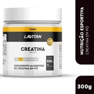 Lavitan Creatina Pó 300g Pote Cimed Sabor Sem Sabor