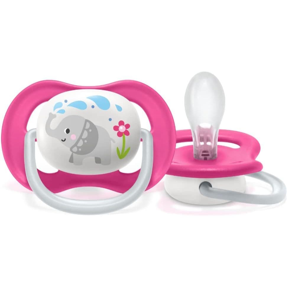 Chupeta Ultra Air 6-18M girl unitária Elefante 081/12