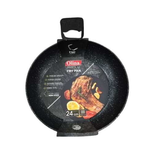 Frigideira Antiaderente De Indução Reforçada 24cm Cozinha