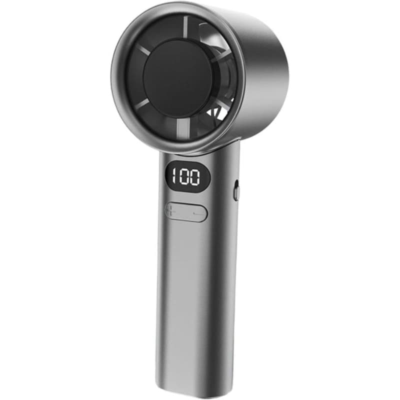 Secador de maquiagem Ventilador Portátil De Mão Com Display Led Para Refrigeração De Acampamento