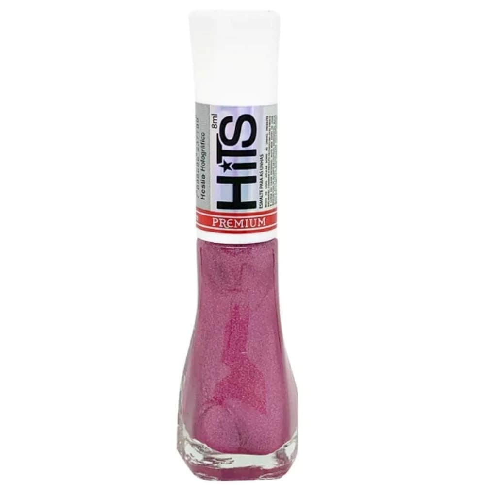 Esmalte Hits Premium Holográfico Hestia 8ml – Efeito Prisma 3D, Brilho Intenso e Alta Cobertura