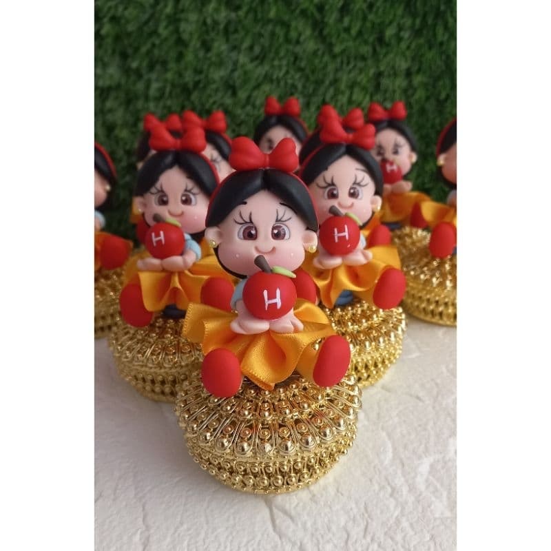 25 Porta Jóias Branca de Neve Biscuit