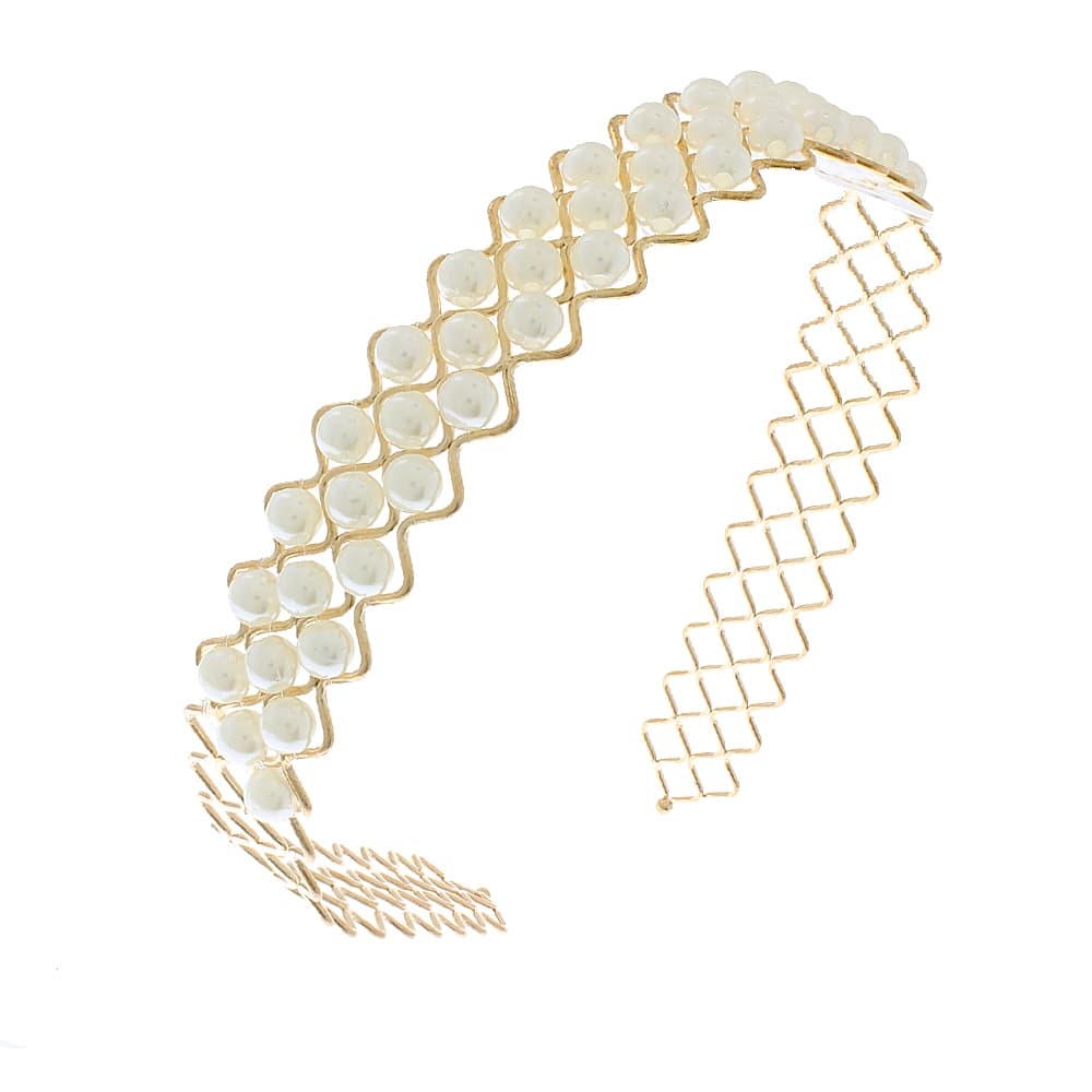 Tiara Luxo Arquinho Para Cabelo Luxo Delicada