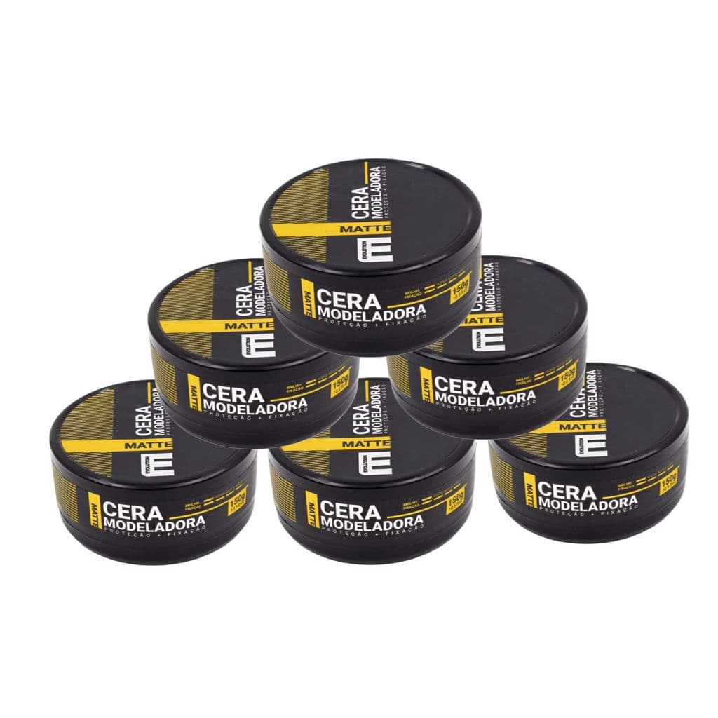KIT EVOLLUTION COM 6 CERA MODELADORA MATTE 150G