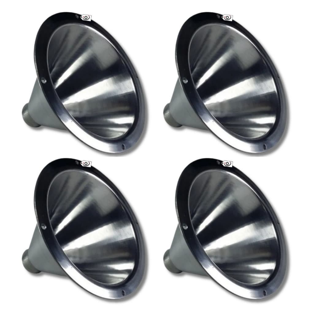 Kit 4 Corneta Aluminio 1450 Cone Curto