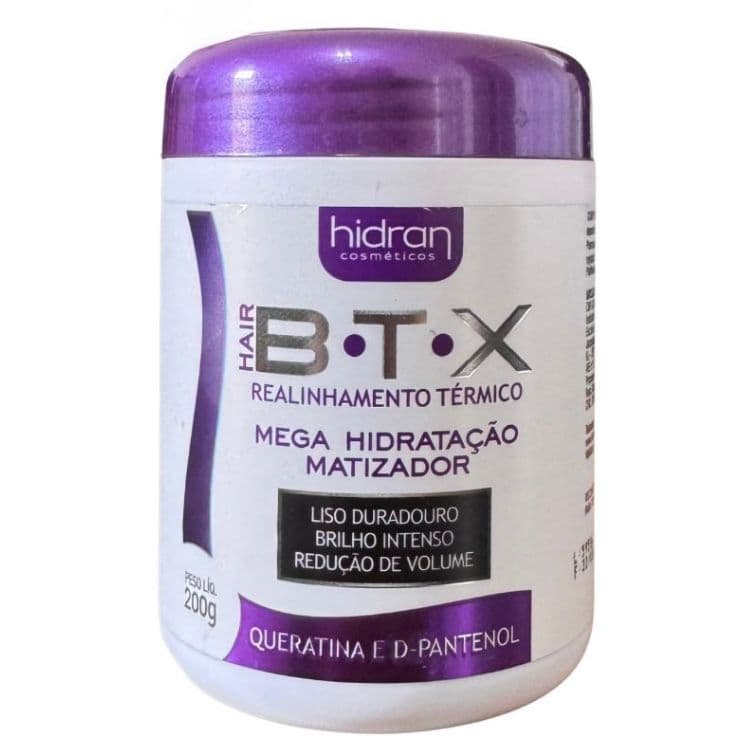Alisamento Capilar Btx Platinum Liso Duradouro Hidran 200g