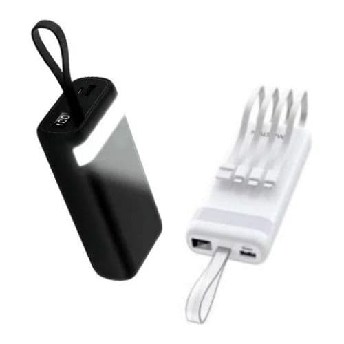 Carregador Portátil  BTE-05E Usb 20.000mah com Cabo embutido Original