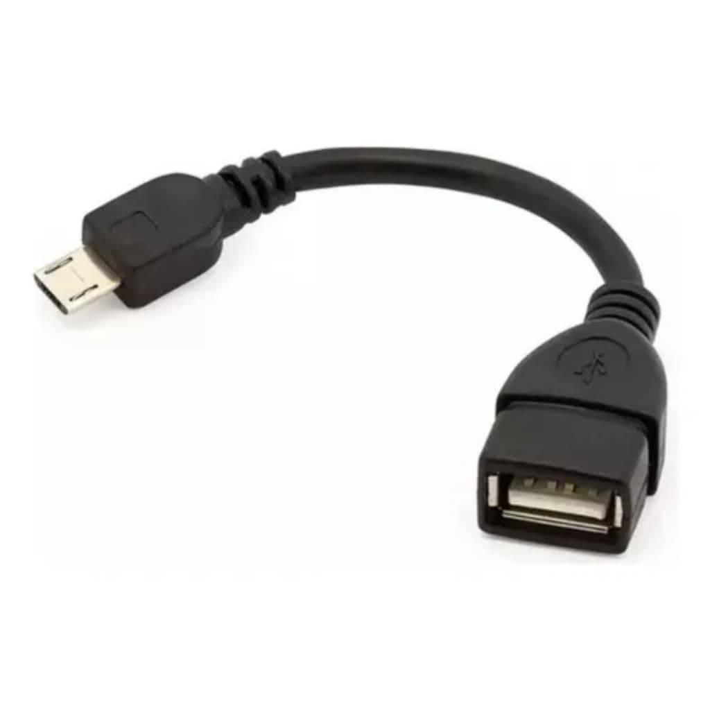 Cabo Adaptador Celular V8 Mouse Micro-Usb OTG Universal Compatível com Android