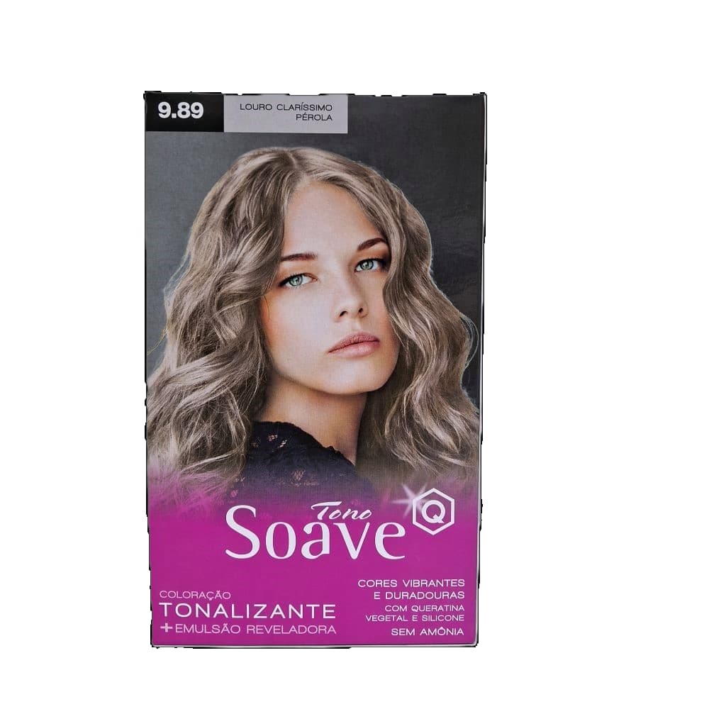 Coloração Tonalizante Soave 9.89 Louro Clarrisimo Pérola - Soave Capelli