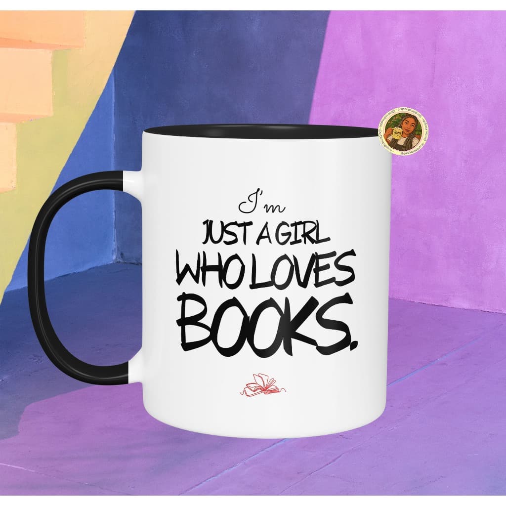 Caneca I'm Just a Girl Who Loves Books