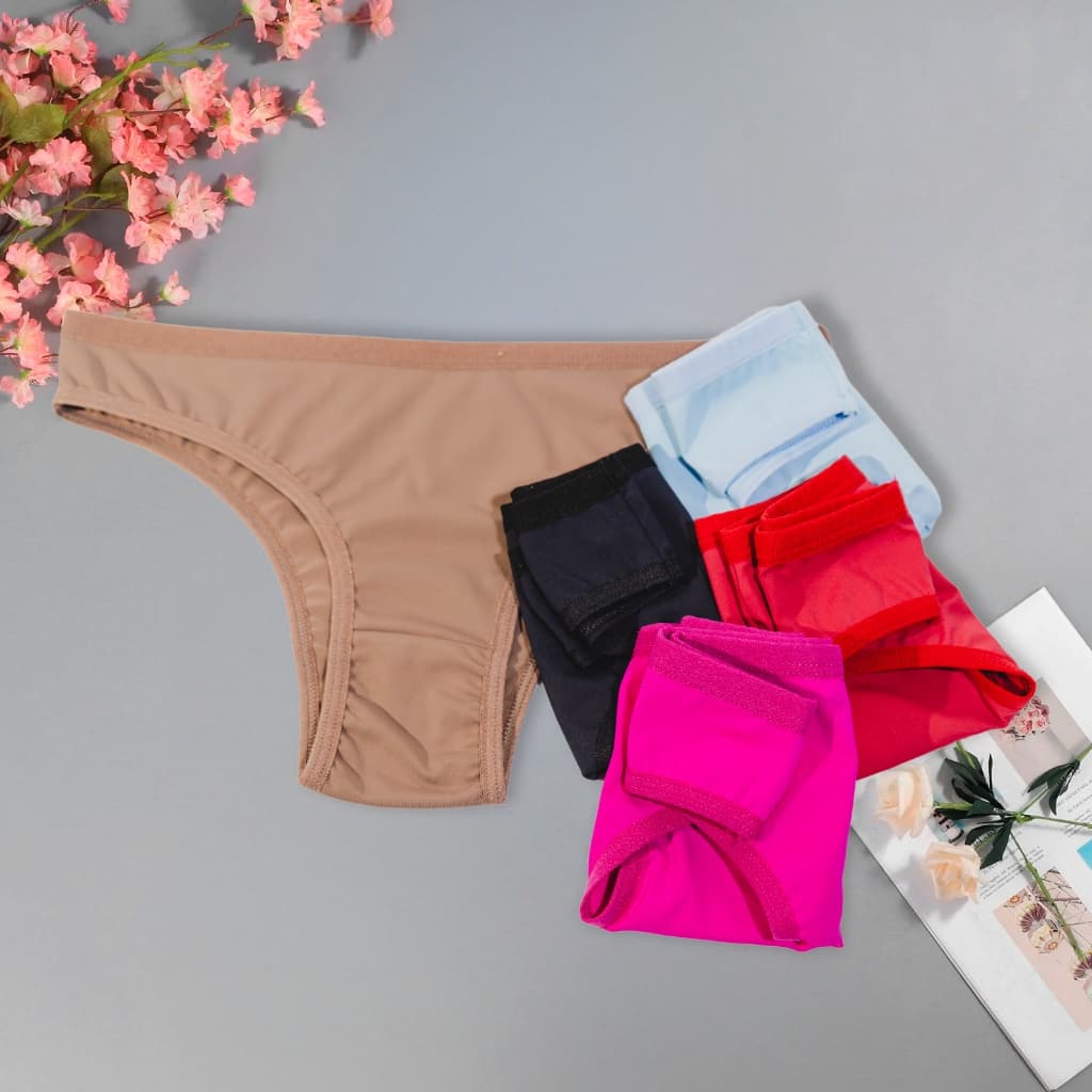 Kit 50 Calcinha Tanga Conforto Microfibra Feminina Forro 100% Algodão
