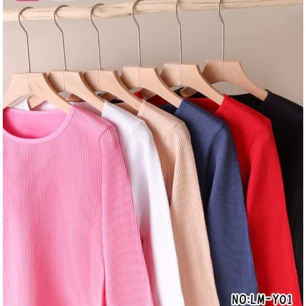 Blusa Térmica Femimina De Canelada Peluciada Para o Inverno