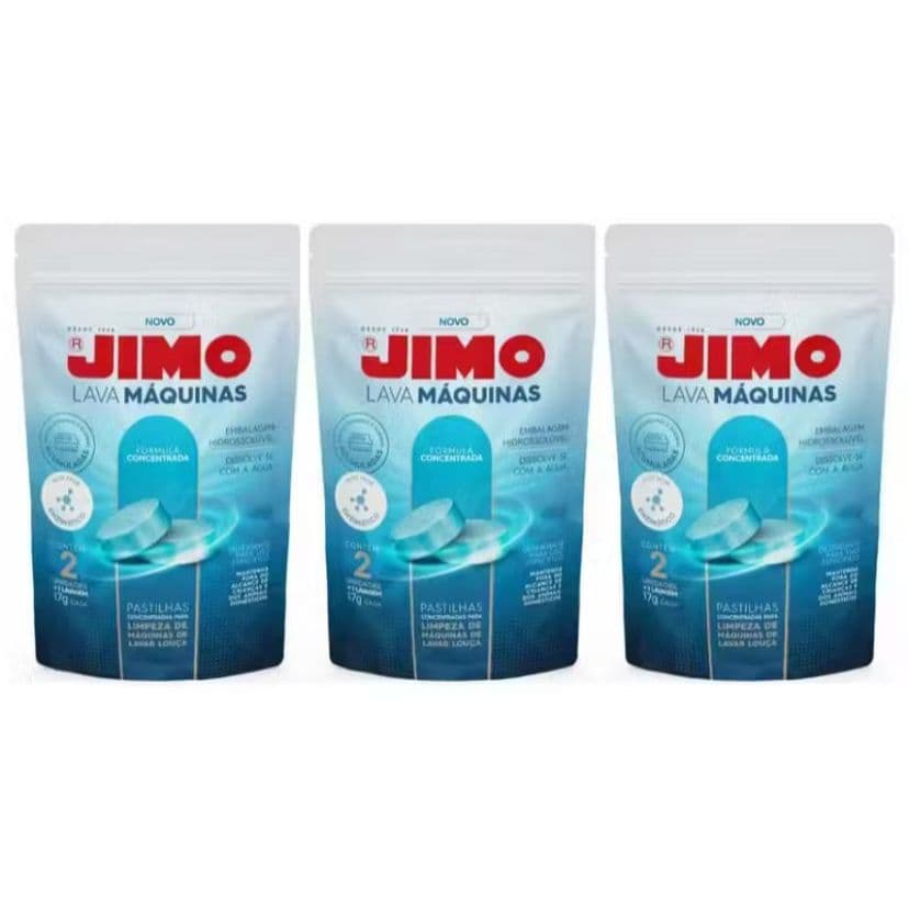 Pastilhas Jimo para Limpar Máquina de Lavar Louça