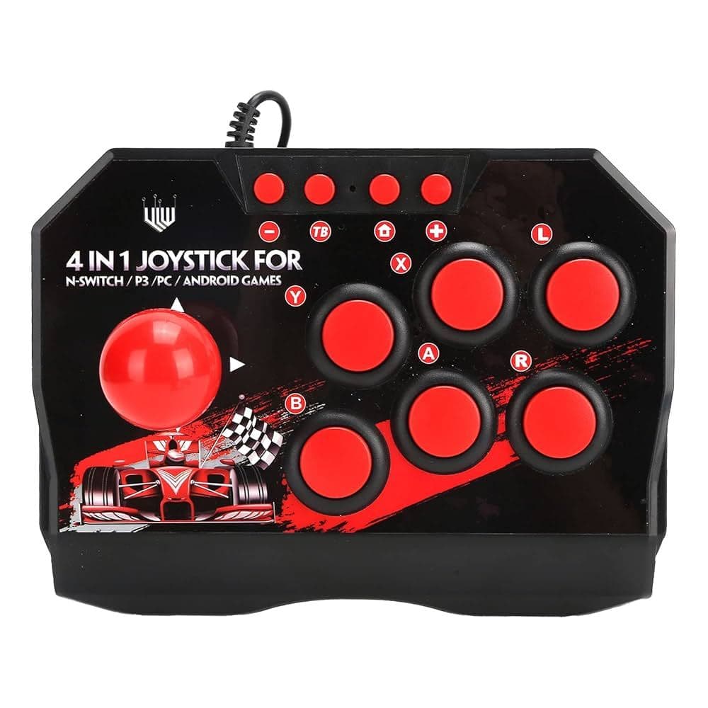 Controle Arcade Gamer 4 em 1 – PC / PS3 / Nintendo Switch – Sem Caixa
