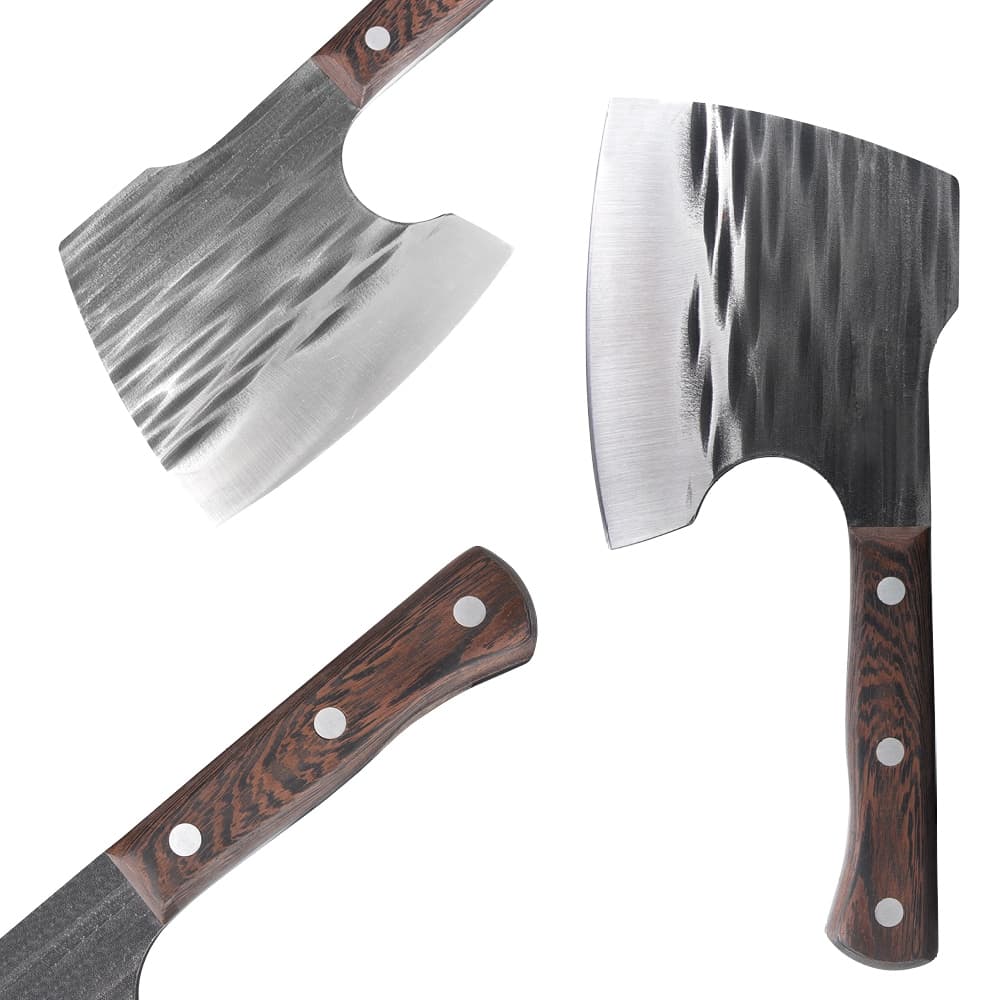 Faca Machado Premium cortador de osso de forjamento de precisão de aço inoxidável Alta qualidade Grillrelax
