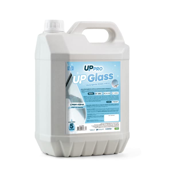 Detergente Limpa Vidros 5 Litros Up Glass Pronto Uso