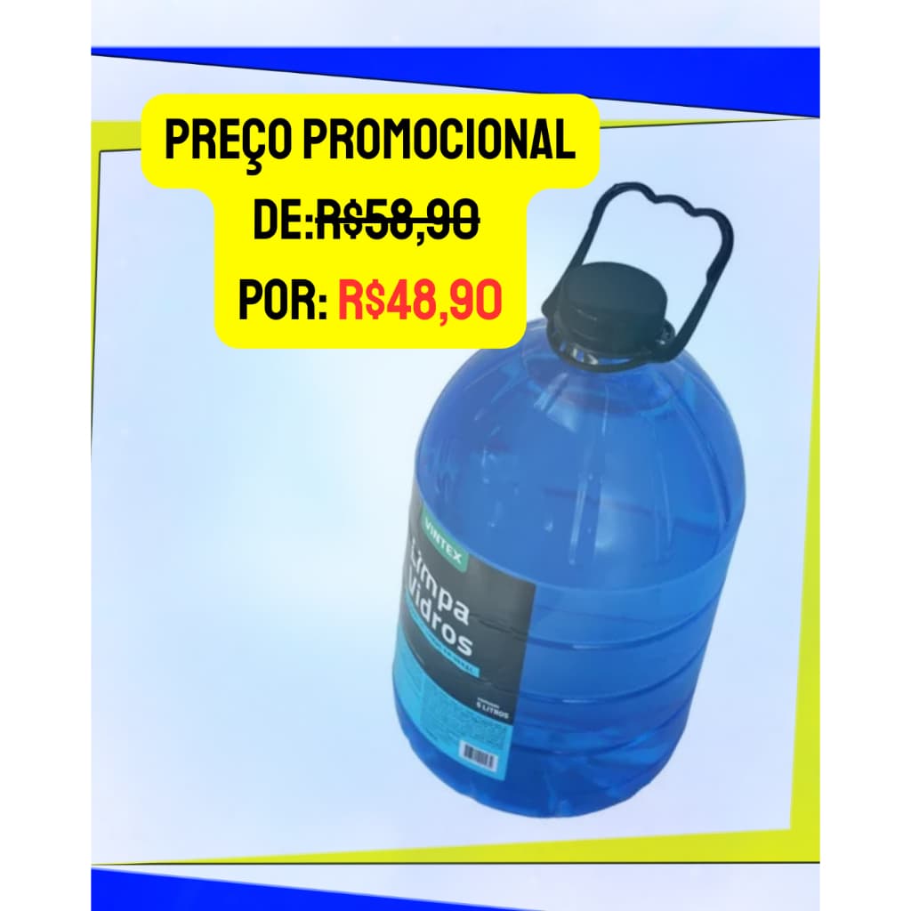 Limpa Vidros 5 Litros - Vintex