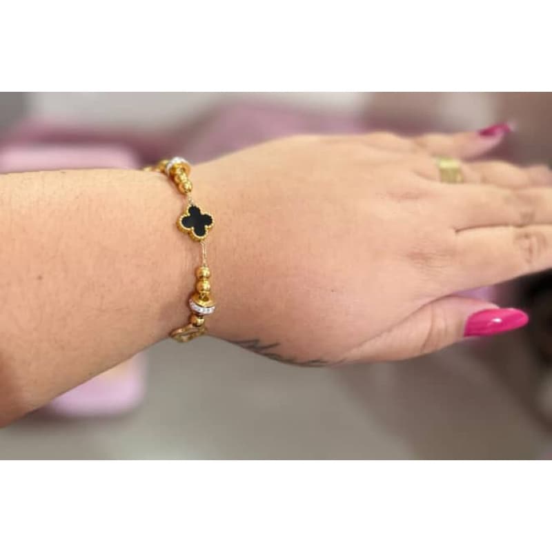 pulseira trevo feminina luxo