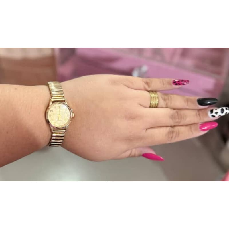 relógio minimalista feminino ajustável