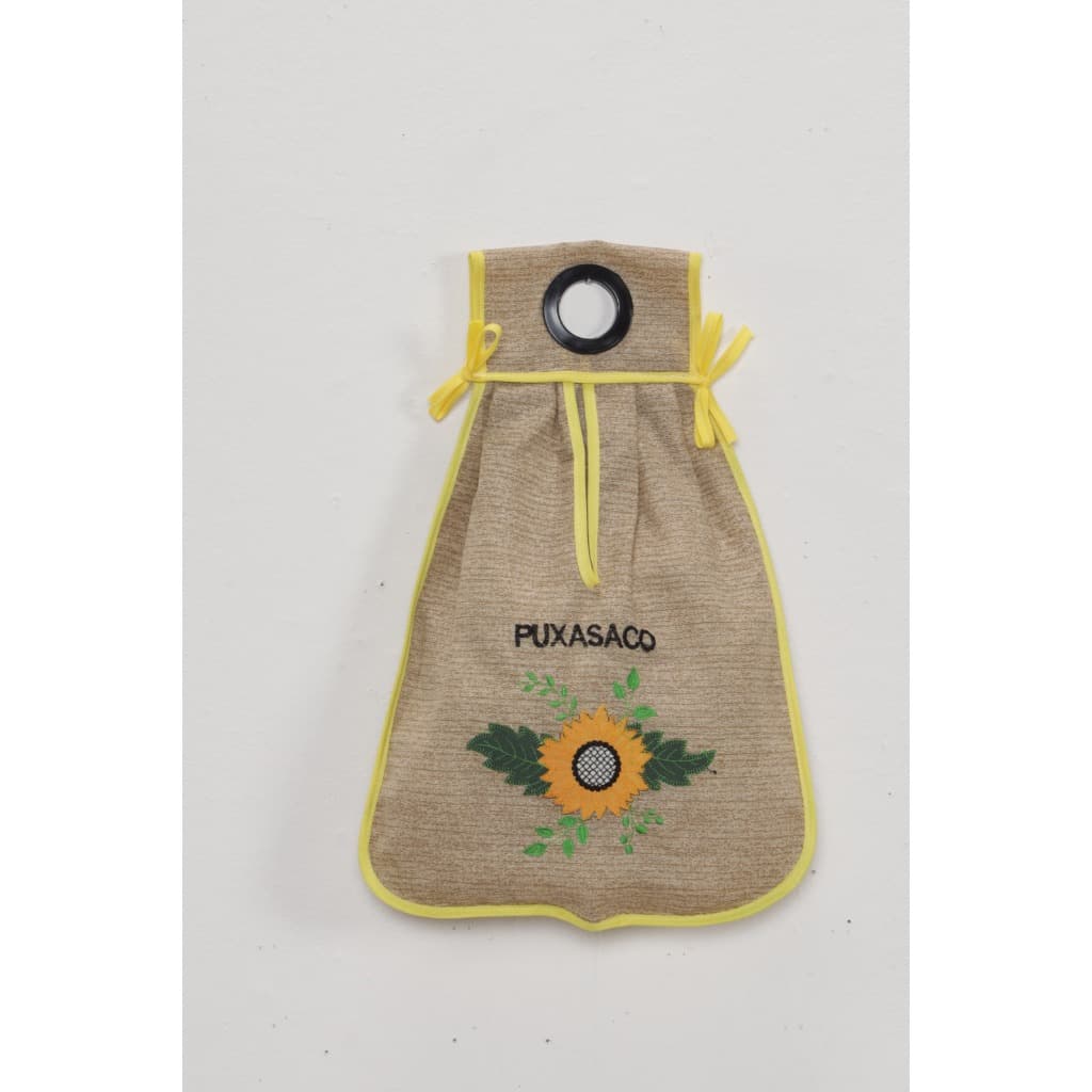 Puxa Saco Porta Sacola Estampada Para Decoração De Cozinha Bordada MaYu Enxovais