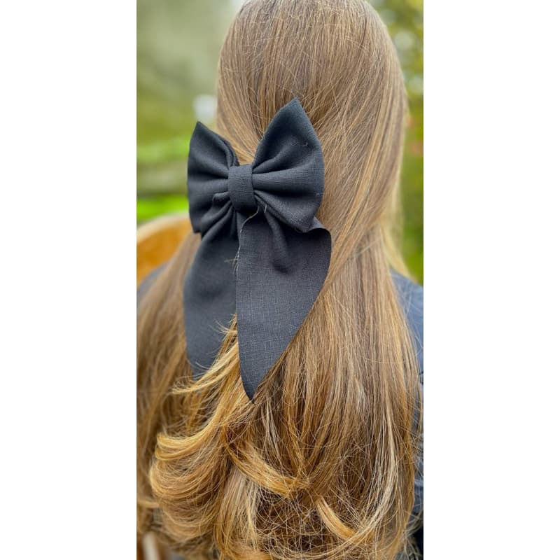 Presilha laço menina estiloso penteado cabelo