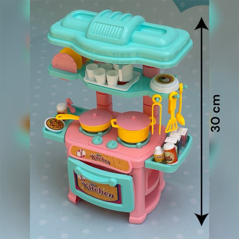 Kit Cozinha infantil completa comidinha de Brinquedo Menina
