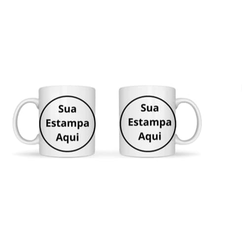 CANECA PORCELANA 325ML PERSONALIZADA (FAZEMOS SUA ARTE)