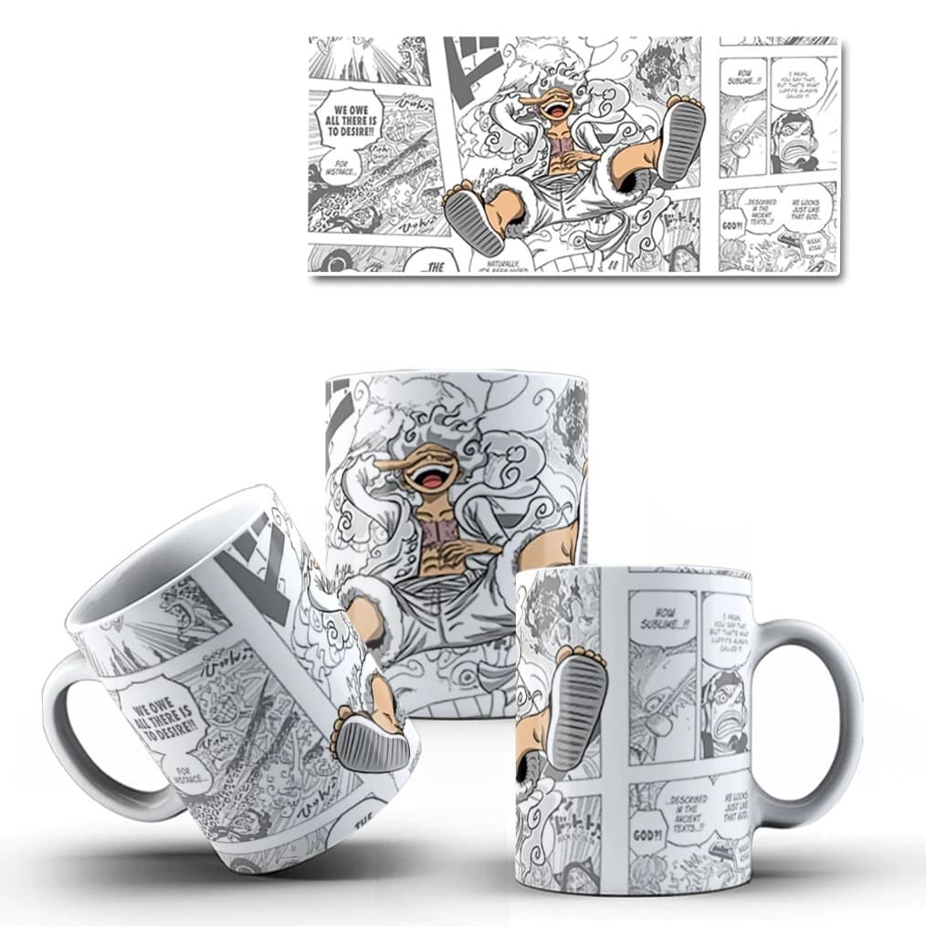Caneca Xicara Personalizada Luffy Gear 5 - One Piece