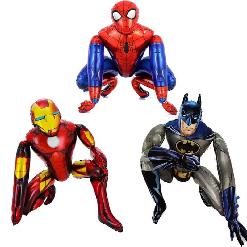 balão gigante homem aranha homem de ferro batman vingadores tema balões festa menino aniversário
